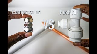 Difference between a Compression and Push fit connector [upl. by Asirb]