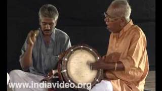 Thakil melam thakil traditional percussion instrument orchestra music drum Tamil Nadu India [upl. by Eilsehc113]