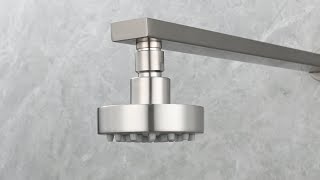 Tecmolog Stainless Steel Shower HeadHigh Pressure Rain Premium Quality Easy Clean for Bathroom [upl. by Ashlee]