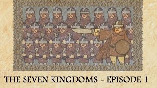 The Anglo Saxon Invasion of Britain  The Heptarchy Animated [upl. by Dnartreb523]