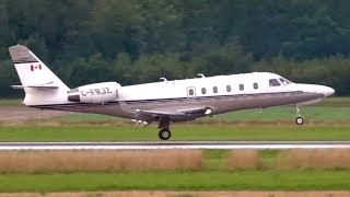 Gulfstream G100 Astra SPX  Latitude Air Ambulance  Canada  Landing at Bern [upl. by Ygiaf]