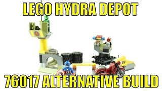 LEGO MARVEL SUPERHEROES 76017 ALTERNATIVE BUILD HYDRA DEPOT [upl. by Eula]