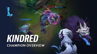 Kindred Champion Overview  Gameplay  League of Legends Wild Rift [upl. by Anaert153]