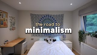 decluttering my room to become a minimalist [upl. by Conti450]