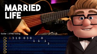 Up  Married Life Guitar Tutorial TAB  CHORDS Guitarra Cover Christianvib [upl. by Ahern]