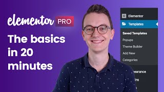 Elementor Pro Wordpress Tutorial  The basics in 20 minutes [upl. by Kera]