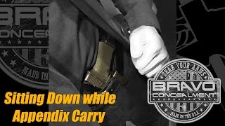 Appendix carry and sitting down with Bravo Concealment Torsion DOS [upl. by Dubenko]