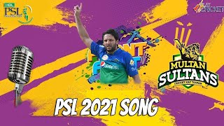 Multan Sultans New official song of PSL 6  2021  Rooman Malik [upl. by Aratahc]