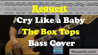 Cry Like A Baby  The Box Tops  Bass Cover  Request [upl. by Urion]