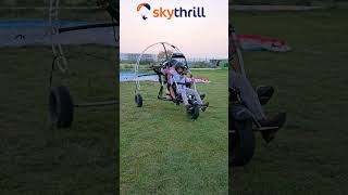 paramotor flying book now Skythrillin call 80598 61200 youtubeshorts highlights 🪂 🪂🪂 [upl. by Ailey]