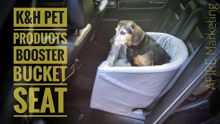 Pet Car Seat Review  KampH Bucket Booster [upl. by Oniskey]