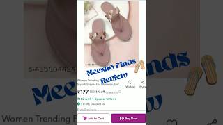 Meesho Slippers Review Check✅✨ Comment for link⚡meeshofinds review flatslippers trending [upl. by Nillok]