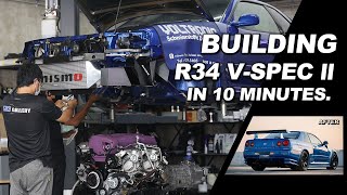 Building R34 GTR VSpec II Nismo by SkyGallery [upl. by Jolie675]