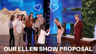 My Ellen Show Experience  Surprise Proposal  Kate amp Sarah 2019 [upl. by Einial234]