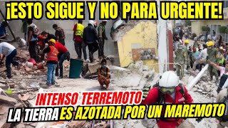 Urgente Fuerte Terremoto con Maremoto intenso sacuden La Tierra tiembla el Mundo muy fuerte [upl. by Benil]