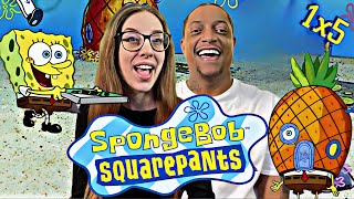 SPONGEBOB SQUAREPANTS  1x5  MY FIRST TIME WATCHING  PIZZA DELIVERY  HOME SWEET PINEAPPLE🍍😂😂😂 [upl. by Steven]