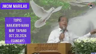 PREACHING 2JMCIM MARILAO BULACANSUNDAY SERVICEOCT202024 [upl. by Inattyrb]