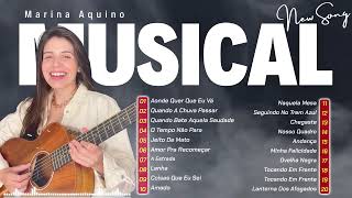 VOZ E VIOLÃO  Acústico para Barzinho  Marina Aquino  Playlist MPB Musicas 2024 [upl. by Eadahc]