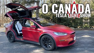 TESLA LIGHT SHOW  O CANADA [upl. by Harris]