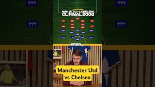 Name the 2008 UCL final starting XIs  manchesterunited vs Chelsea [upl. by Dunton602]