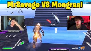 MrSavage VS Mongraal 1v1 INTENSE Buildfights [upl. by Thetis]