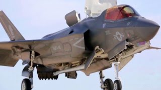 F35 Short Takeoff amp Vertical Landings  Awesome Views [upl. by Anahcar708]