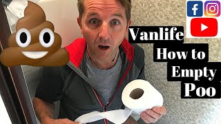 How To Empty Cassette Toilet  Vanlife  Including The Bad Bits [upl. by Ruella]