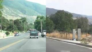 Sony HDR XR500 left vs Canon HF S100 right Image stabilization comparison [upl. by Nnayecats]