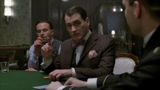 Boardwalk Empire season 4  Meyer Lansky pulls Arnold Rothstein from the poker table [upl. by Ttessil]