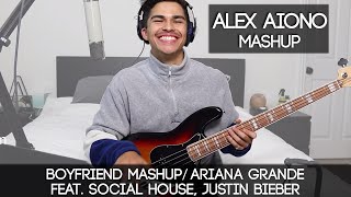 BOYFRIEND MASHUP  Ariana Grande feat Social House Justin Bieber  Alex Aiono Mashup [upl. by Domel414]