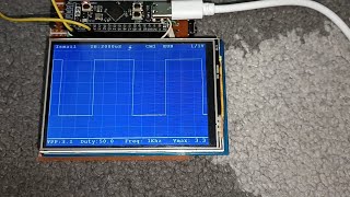 OSCILLOSCOPE STM32 TFT ILI9486 TFT STM32F401 [upl. by Corbet]