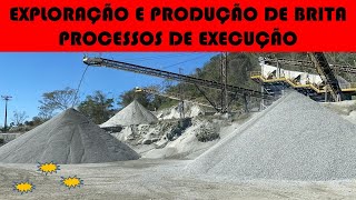 EXPLORAÇÃO E PRODUÇÃO DE BRITA  ÁREA DE PEDREIRA [upl. by Staford]