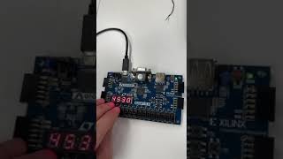 ٌReal time digital clock Demo FPGAfpga vivado electronic altera design quartus processor [upl. by Enimasaj486]