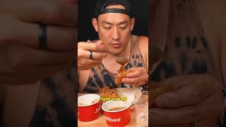 Jollibee chicken skin hack  had to try it after seeing everyone do this 🔥 [upl. by Belmonte]