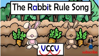 The Rabbit Rule Syllable Division Song VCCV Song [upl. by Bovill]