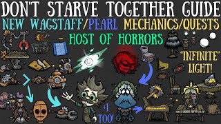 NEW WagstaffPearl Quests Crafts Loot amp More Host of Horrors Update  Dont Starve Together Guide [upl. by Tnayrb296]