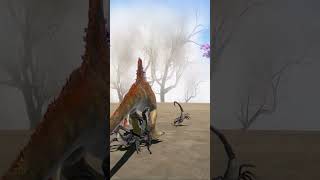 Prehistoric Rivals Spinosaurus vs Emperor Scorpion Face Off [upl. by Darra817]