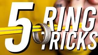 5 IMPOSSIBLE ring tricks ANYONE CAN DO [upl. by Leahcimnaj]