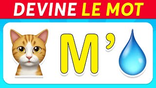 Devine le MOT en ÉMOJIS 🦁🍎✅ Quiz Émoji  Robo Quiz [upl. by Sawyor34]