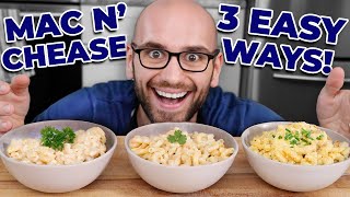 Mac and Cheese  3 Ways without the Cheese [upl. by Nnagem340]