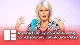 Joanna Lumley on Auditioning for Absolutely Fabulouss Patsy amp More  Edinburgh TV Festival [upl. by Gabbey715]