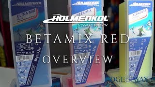 Holmenkol Betamix Red Wax Overview [upl. by Eiroc]