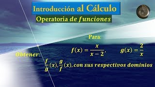 Operatoria de funciones  Ejercicio 5 [upl. by Dumond295]