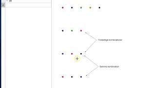 Kombinationer og permutationer i Geogebra [upl. by Anastassia]