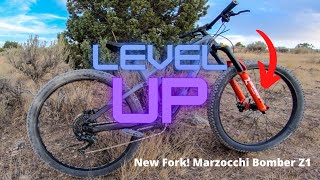 Marzocchi Bomber Z1 First Ride [upl. by Hoban]