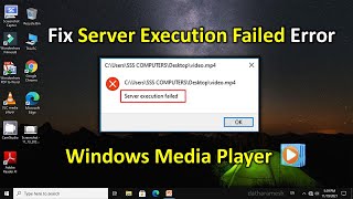 How to Fix Windows Media Player Server Execution Failed [upl. by Itsym884]