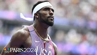 Kung fu Kenny Bednarek makes quick work of 100m heat to open 2024 Paris Olympics  NBC Sports [upl. by Lap753]