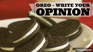 OREO  HOW TO WRITE YOUR OPINION [upl. by Gambrill]