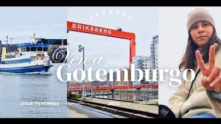 SUECIA 🌁 Vamos a Gotemburgo Eriksberg la zona más cara cafecito el río y los ferries [upl. by Aliakam]