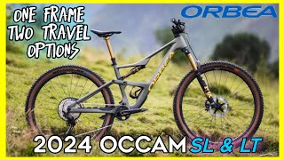 New Orbea occam 2024  spans XC to enduro with 140mm SL and 150mm LT models [upl. by Clea]